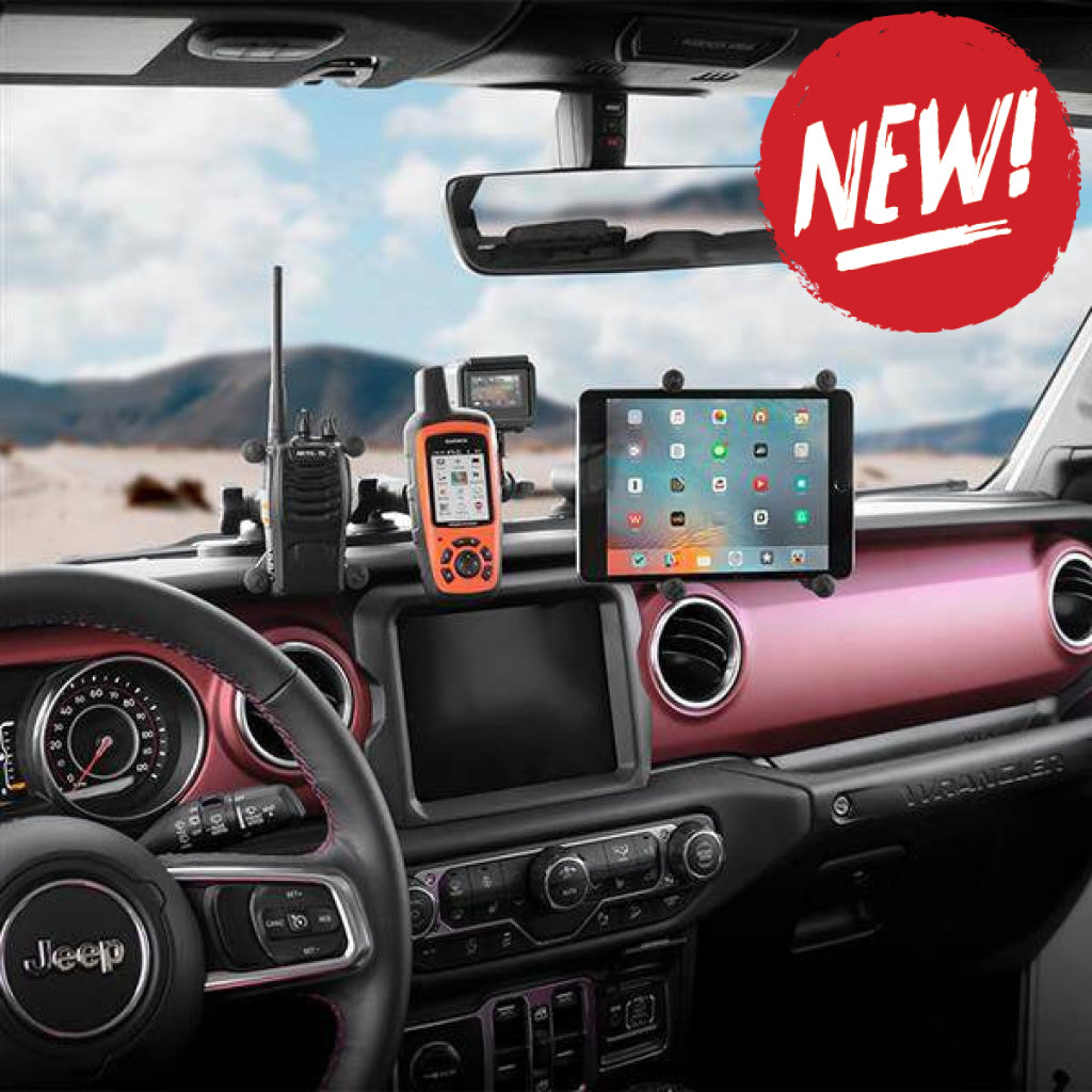 Suport universal pentru camera de acțiune RAM Track Ball montaj pe sina