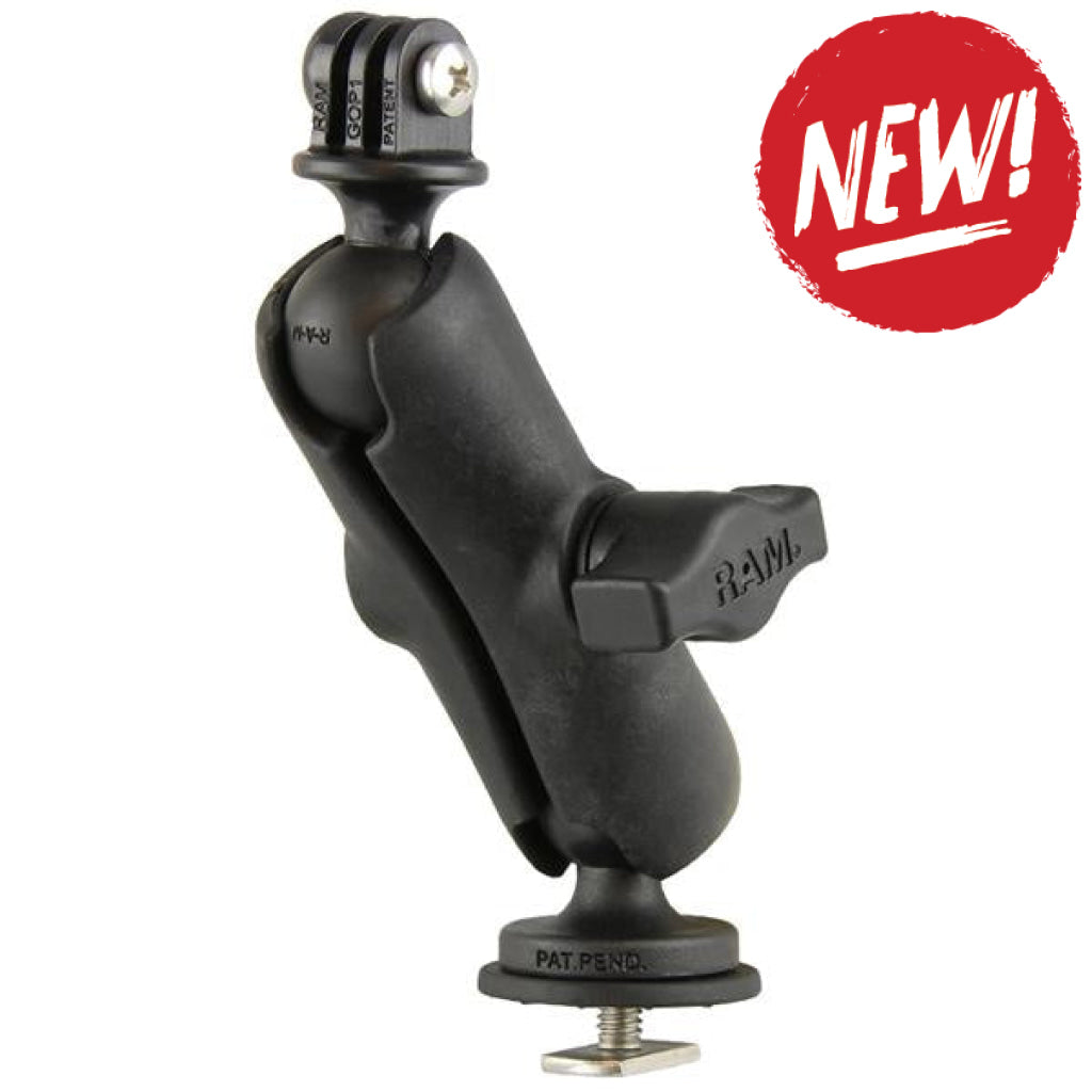 Suport universal pentru camera de acțiune RAM Track Ball montaj pe sina