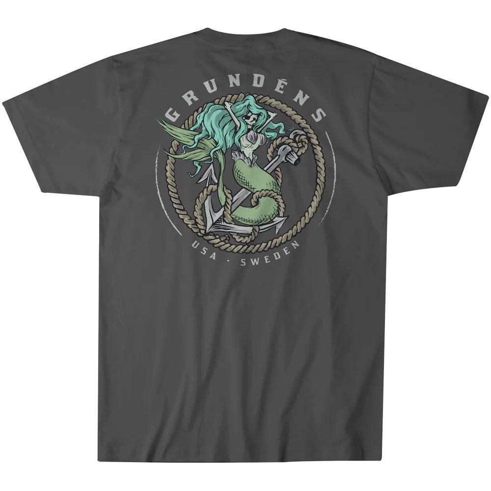 Tricou Grundens MERMAID SS Iron Grey - SpinningShop