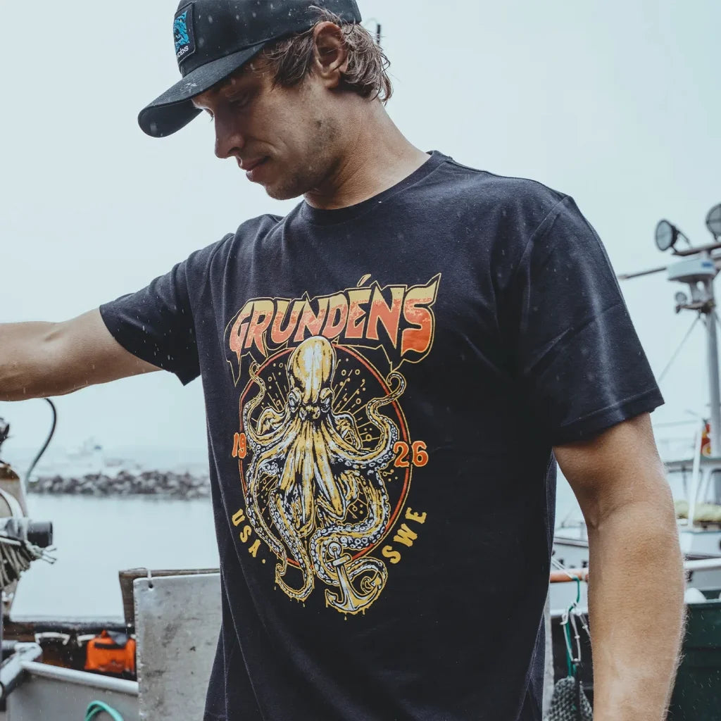 Tricou Grundens Rocktopus SS Black