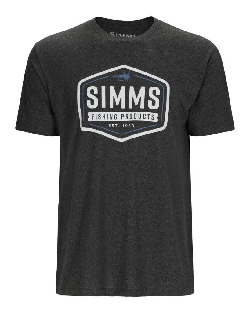 Tricou SIMMS Fly Patch Charcoal Heather