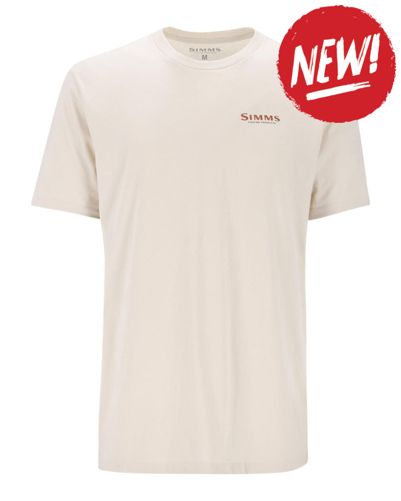 Tricou Simms Let It Fly Natural