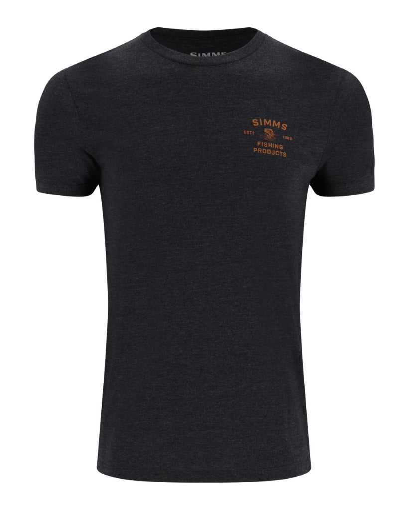 Tricou Simms Stacked Bass T-Shirt Charcoal Heather