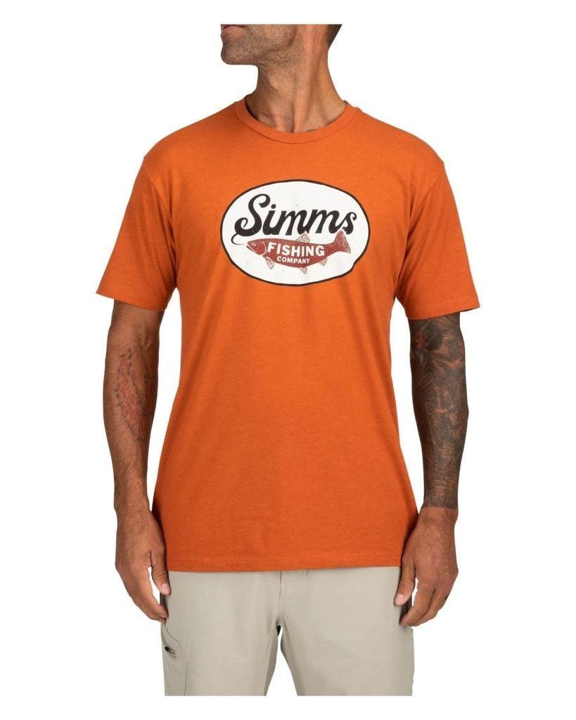 Tricou Simms Trout Wander T-Shirt Adobe Heather