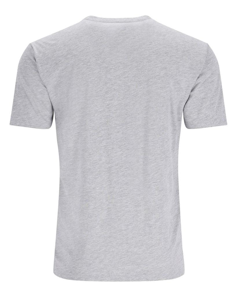 Tricou SIMMS Wood Trout Fill Grey Heather