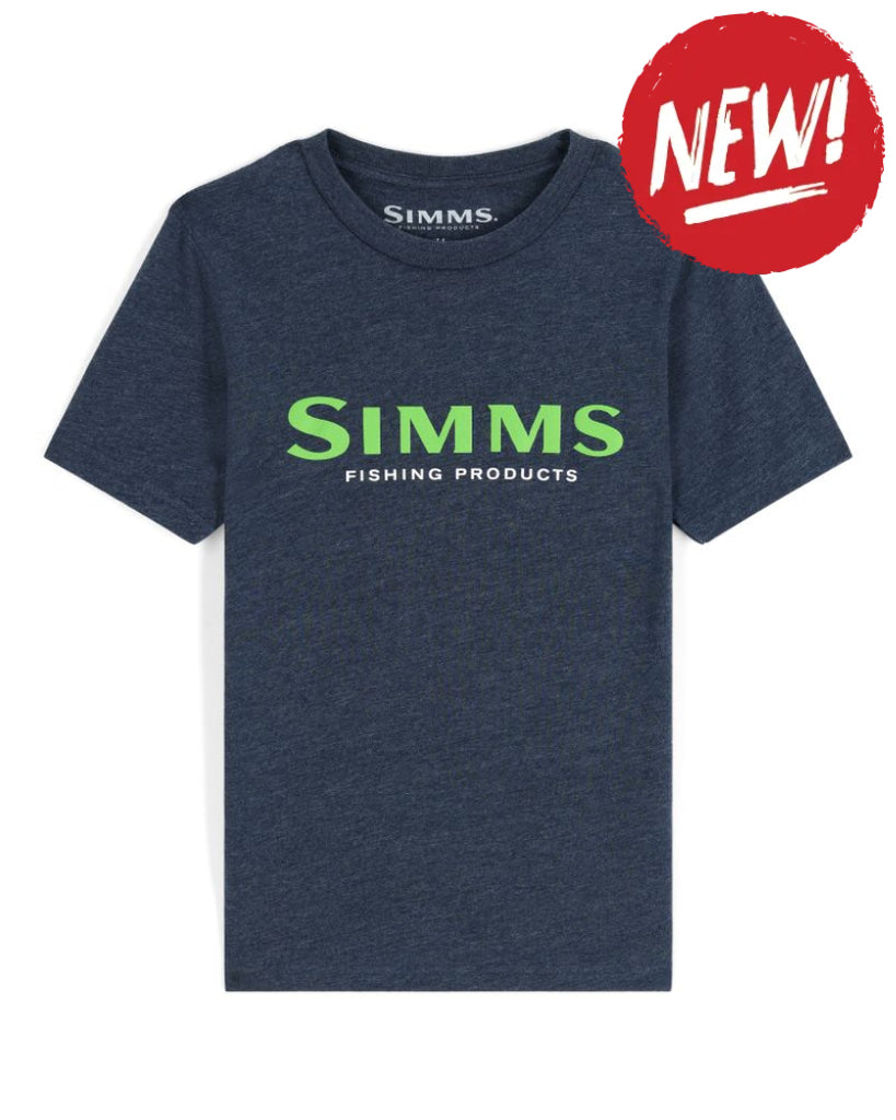 Tricouri SIMMS Kids Logo T-Shirt Harbor Blue - S - TSHIRT