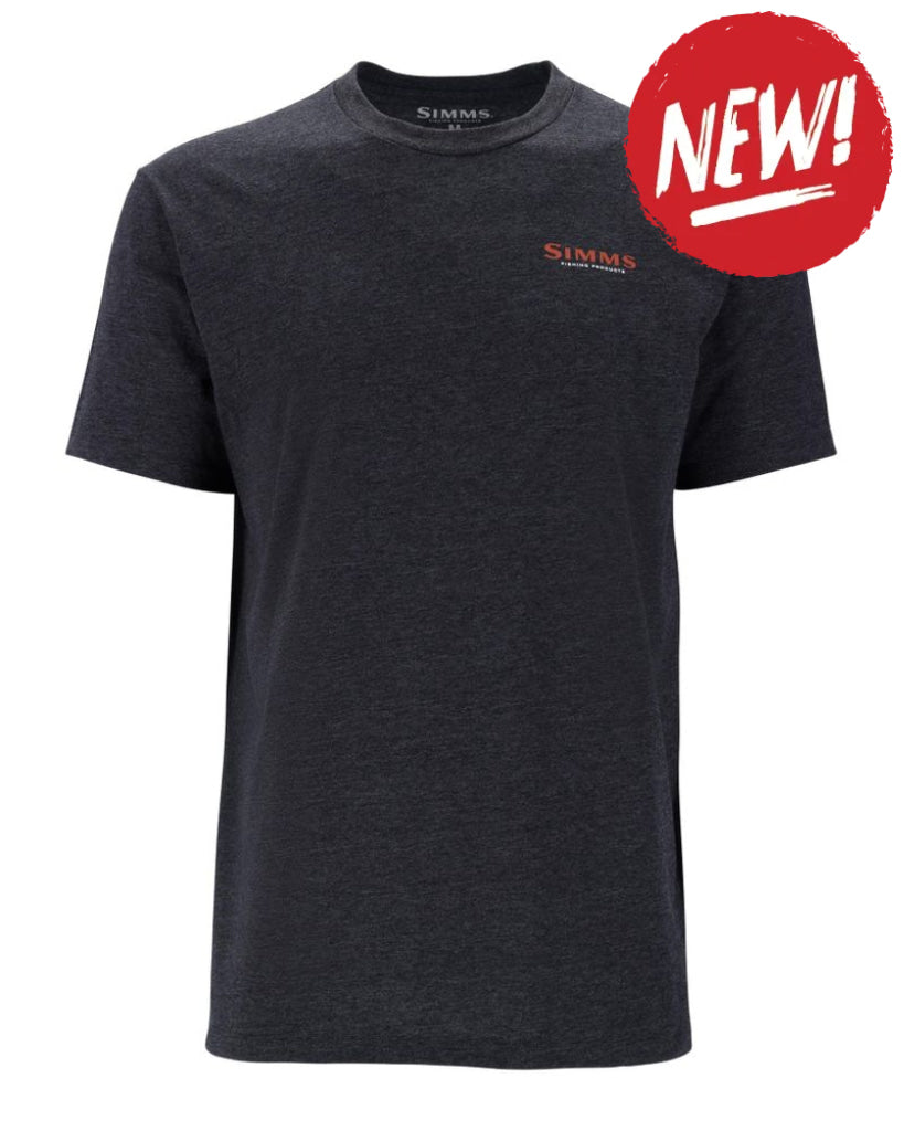 Tricouri SIMMS Let It Fly T-Shirt Charcoal Heather - S