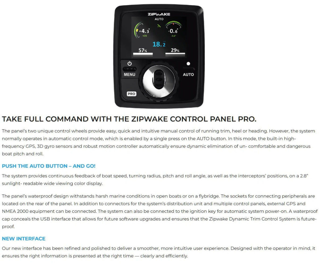 Zipwake 300S PRO Kit Box – Sistem Dinamic de Control al
