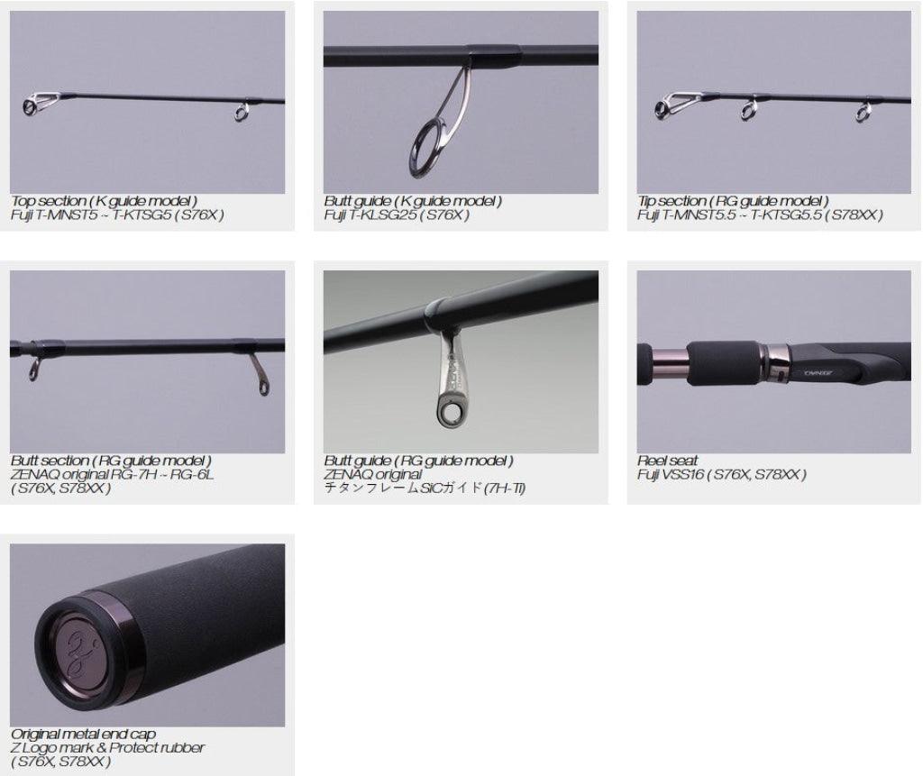 Lanseta Zenaq Snipe S72Xx Rg 72 219Cm 6-35Gr Fuji Titanium Sic