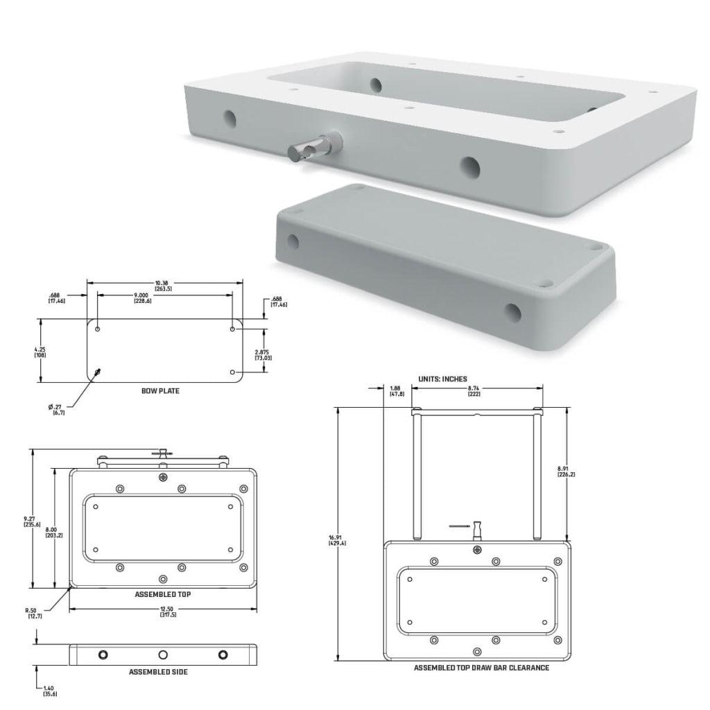 Platforma Montaj Rapid Prova Minn Kota Mka-53 (Rta - 54) Motoare Electrice
