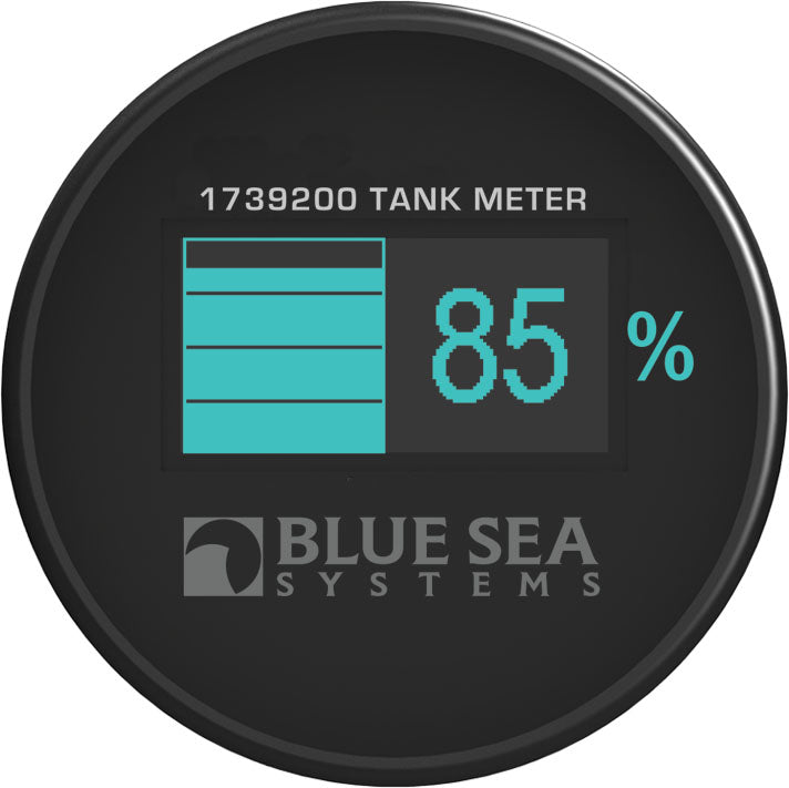 Indicator de rezervor barca Mini OLED Blue Sea Systems - Albastru