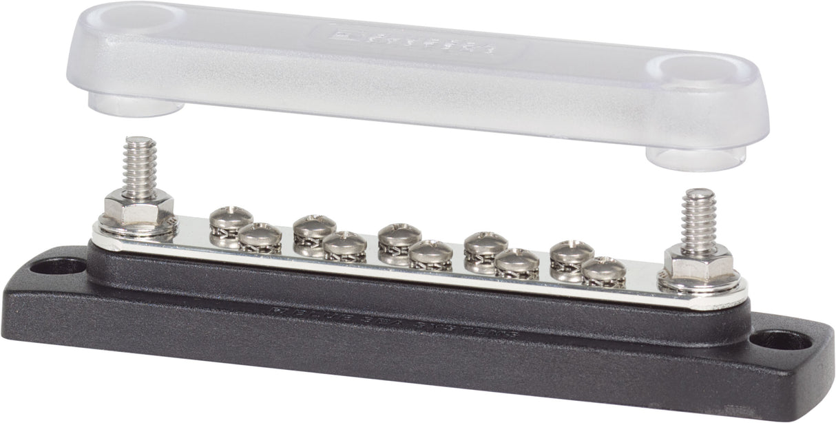 Busbar BlueSea 150A - 10 borne, cu capac