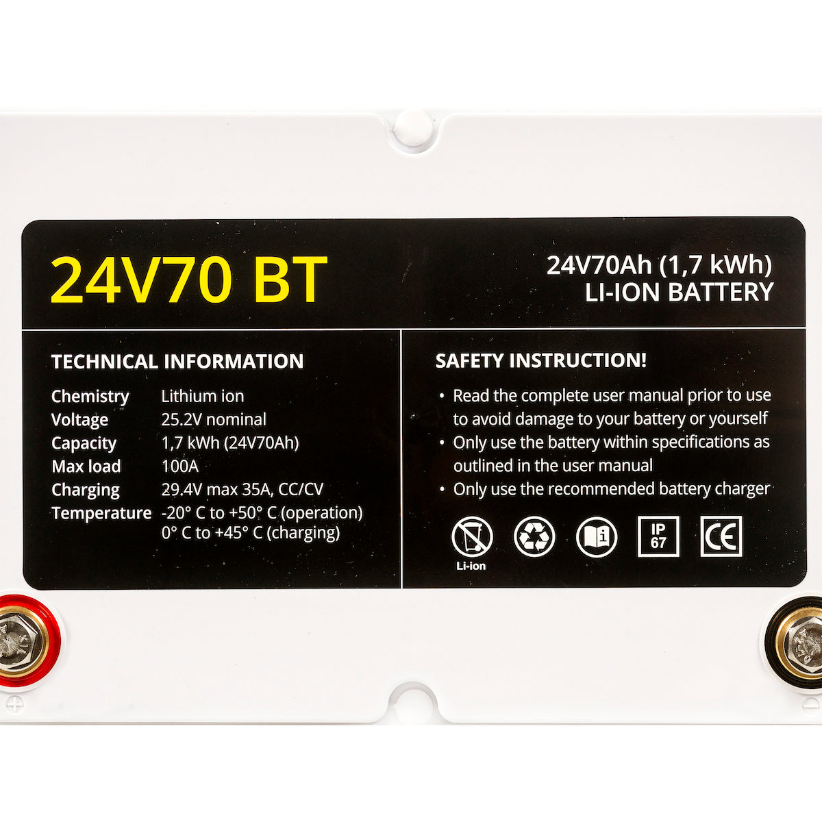 Baterie litiu Rebelcell BT 24V 70Ah