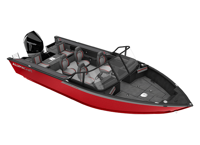 Barca aluminiu AlumaCraft Trophy 195X Sport