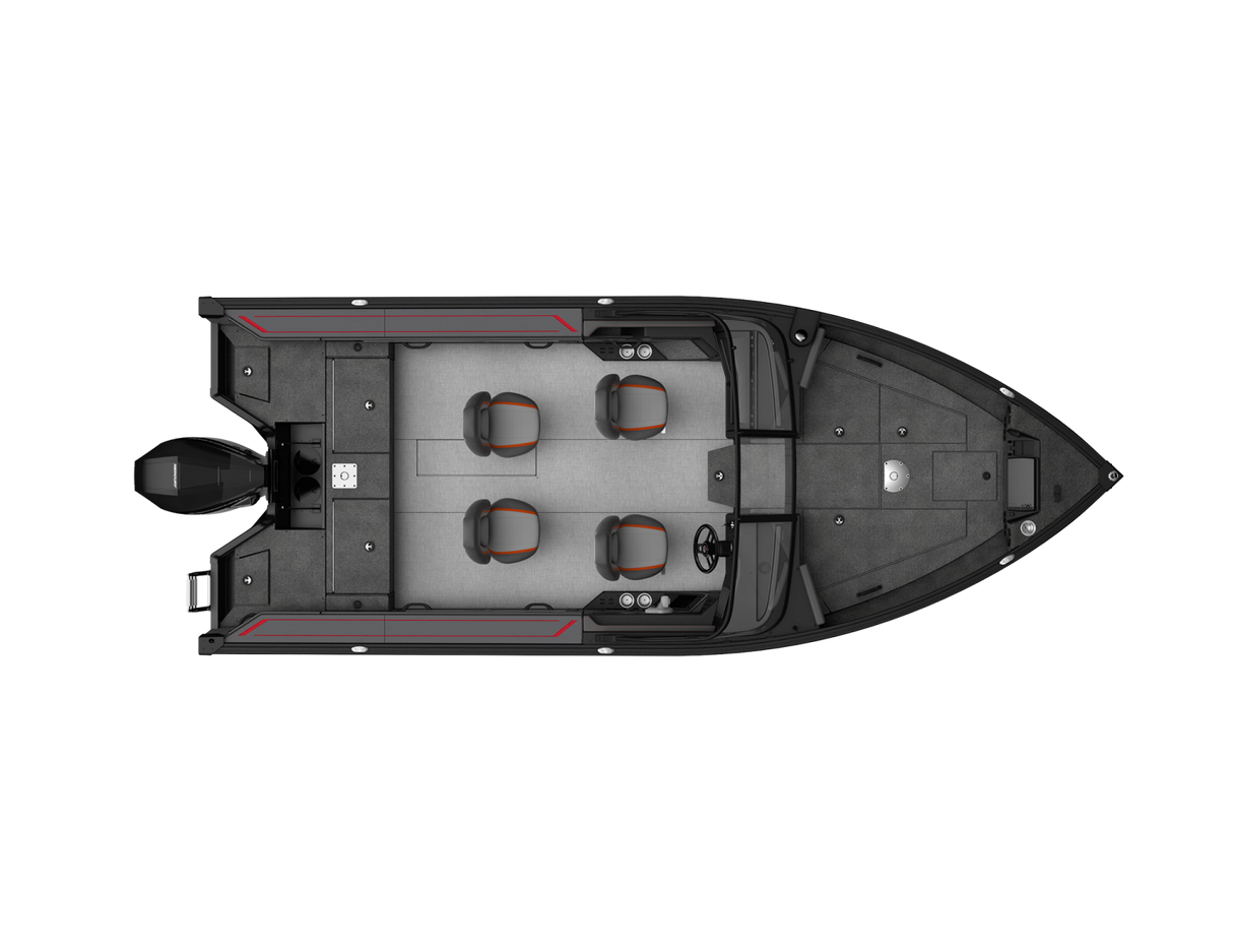 Barca aluminiu AlumaCraft Trophy 195X Sport