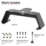 Suport RAM Heavy Duty pentru montare pe punte a sonarului.