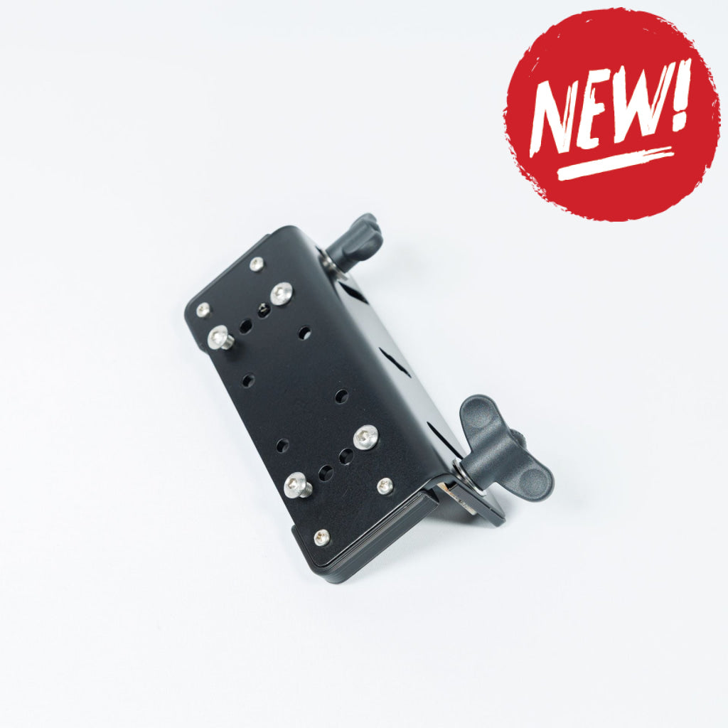 Adaptor prindere pe barca cu sina pentru tija KedFlex si