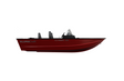 Barca aluminiu AlumaCraft Classic 165 CS Side Console