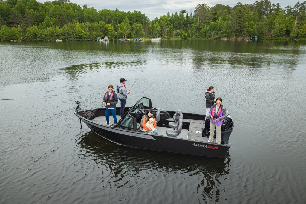 Barca aluminiu AlumaCraft Competitor 185X Sport - Motor