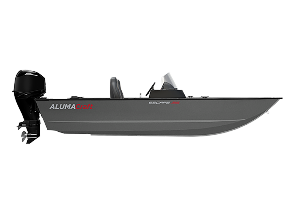 Barca aluminiu AlumaCraft Escape 165 CS cu consola - Motor