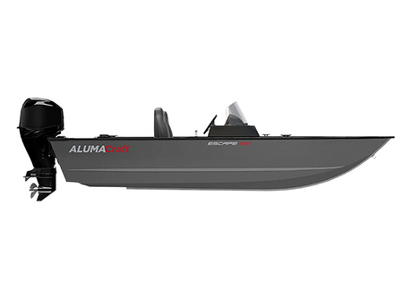 Barca aluminiu AlumaCraft Escape 165 CS cu consola - Motor