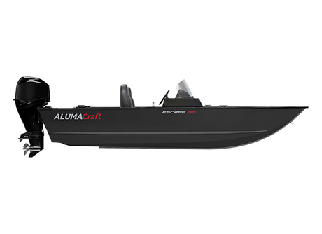 Barca aluminiu AlumaCraft Escape 165 CS cu consola - Motor