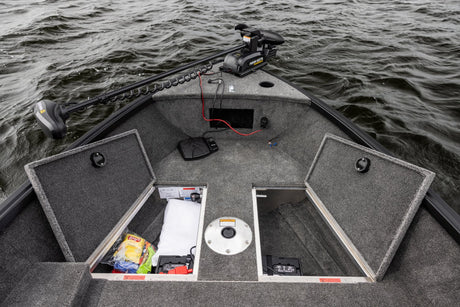 Barca aluminiu AlumaCraft Escape 165 CS cu consola - Motor