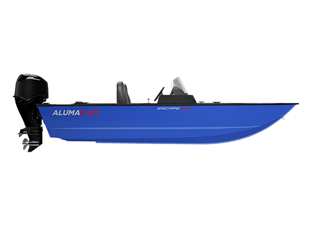Barca aluminiu AlumaCraft Escape 165 CS cu consola - Motor