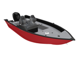 Barca aluminiu AlumaCraft Escape 165 CS cu consola - Motor