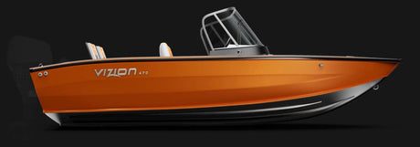 Barca de aluminiu Vizion 470 - Orange