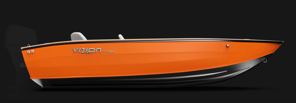 Barca de aluminiu Vizion 470 RS - Orange