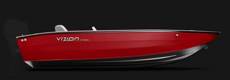 Barca de aluminiu Vizion 470 RS - Red / Silver