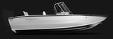 Barca de aluminiu Vizion 470 - White