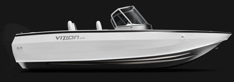 Barca de aluminiu Vizion 600 - White