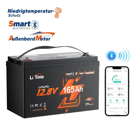 Baterie LiFePo4 Litime 12v 165Ah Dual Purpose