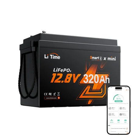 Baterie LiFePo4 Litime 12V 320Ah W190 bluetooth
