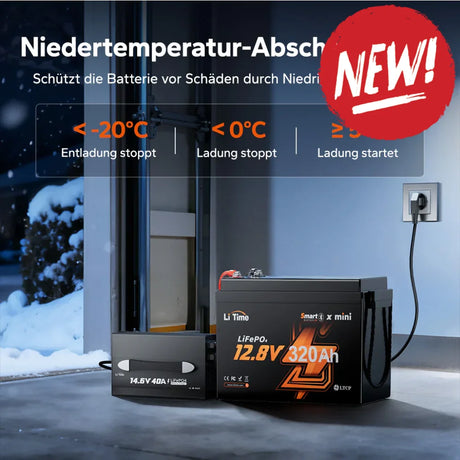 Baterie LiFePo4 Litime 12V 320Ah W190 bluetooth