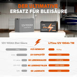 Baterie LiFePo4 Litime 12V100AH pentru sonare si motoare