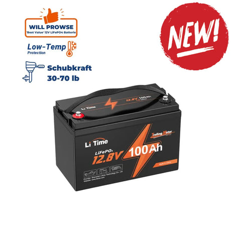 Baterie LiFePo4 Litime 12V100AH pentru sonare si motoare