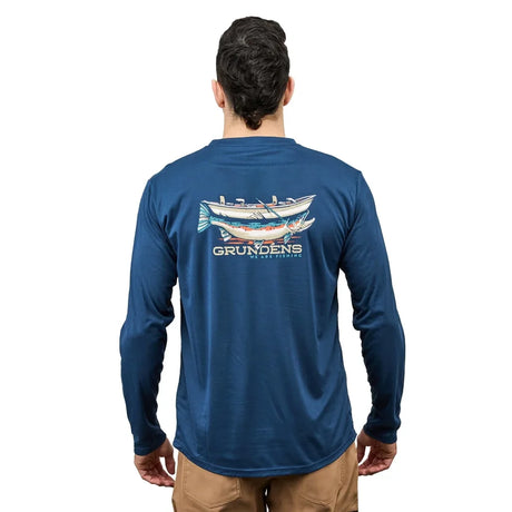 Bluza Protectie Solara Grundens Drift Boat Ls Tech Tee Upf50