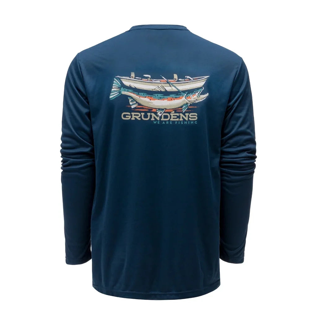Bluza Protectie Solara Grundens Drift Boat Ls Tech Tee Upf50