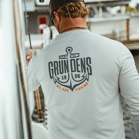 Bluza Protectie Solara Grundens Logo Anchor Ls Tech Teeupf50