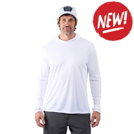 Bluza protectie solara Grundens Tough Sun Alb