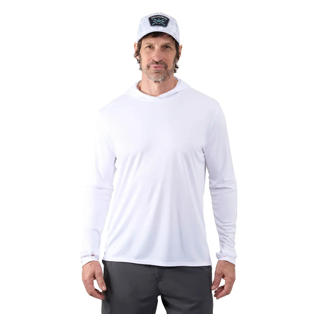 Bluza protectie solara Grundens Tough Sun Alb