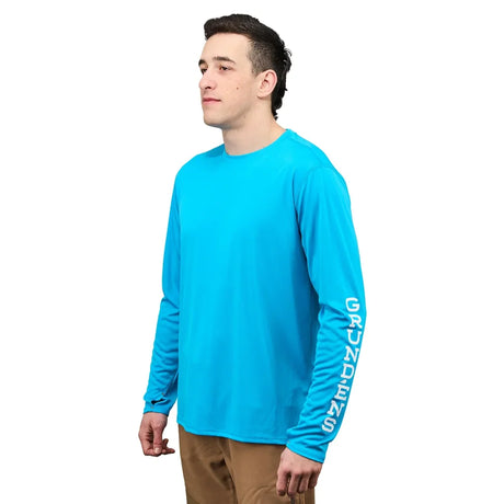 Bluza protectie solara Grundens TOUGH SUN Crew Azure