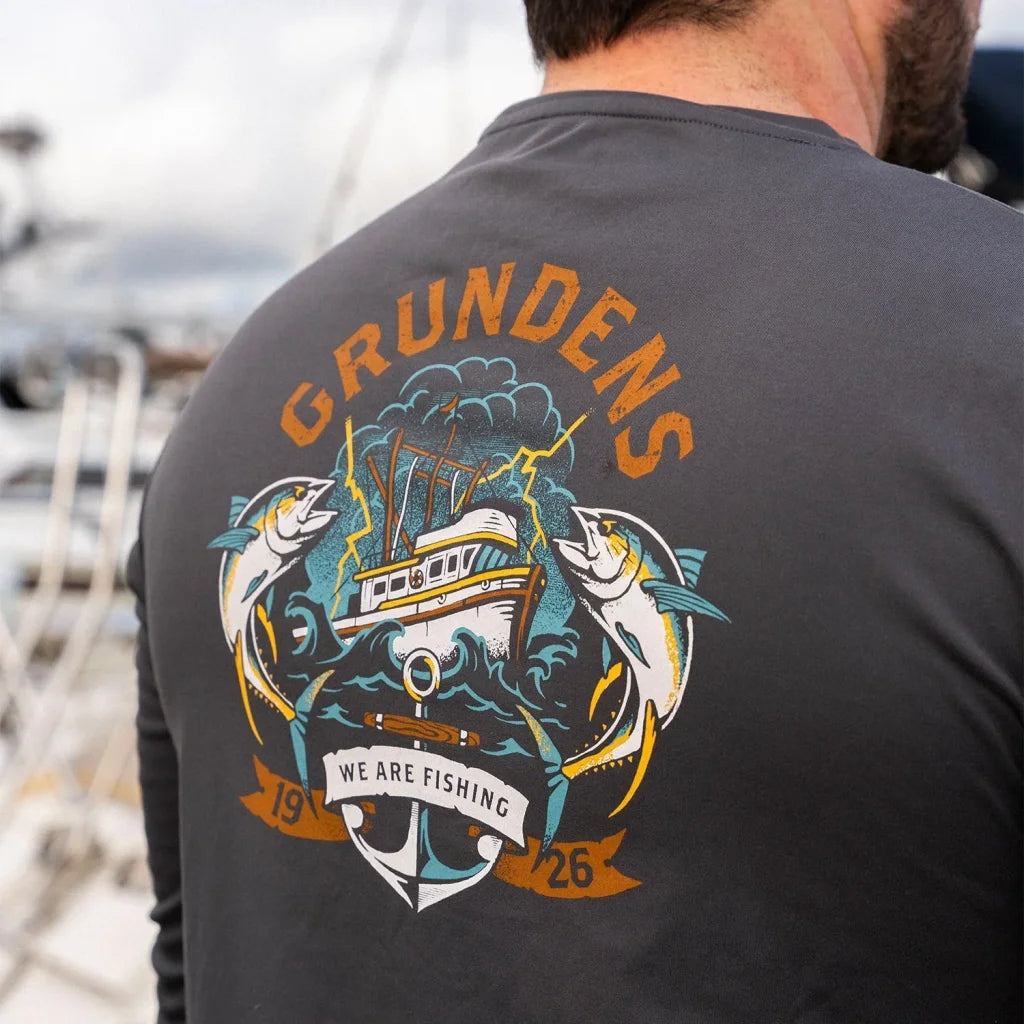 Bluza Protectie Solara Grundens Tuna Tattoo Ls Tech Tee