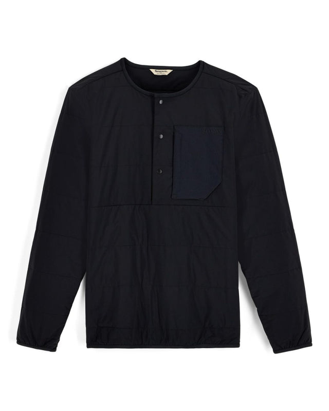 Bluza protectie termica Simms Midstream Henley Black