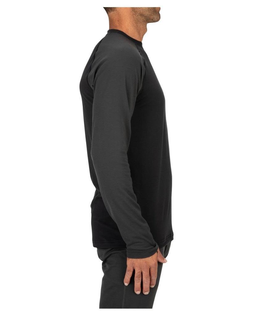 Bluza Termo Simms Lightweight Baselayer Top Black Clothing