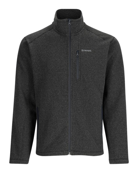 Bluza termo SIMMS Rivershed Full Zip Black Heather - S