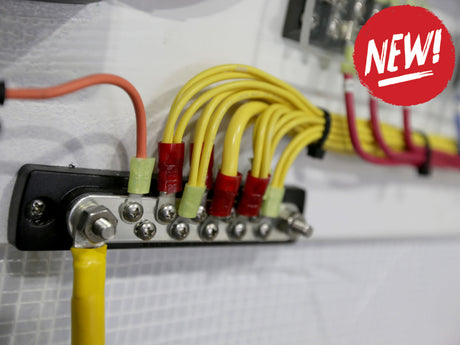 Busbar BlueSea 150A - 10 borne cu capac